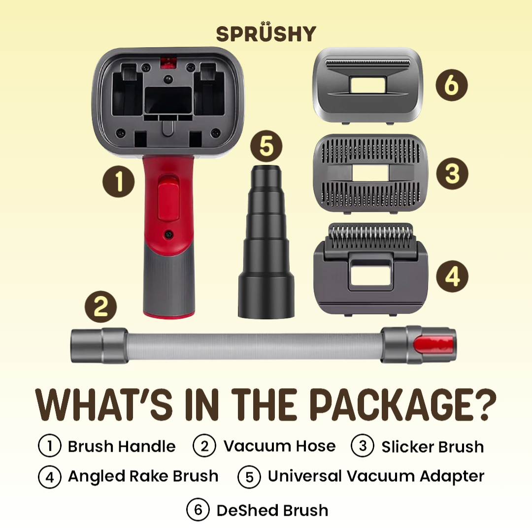Sprüshy™ PetVac Brush Kit