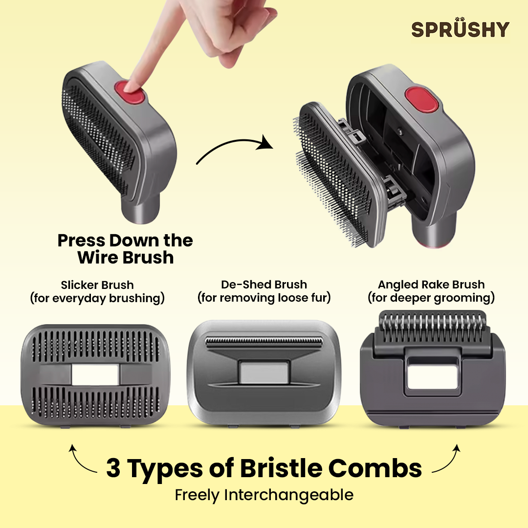 Sprüshy™ PetVac Brush Kit